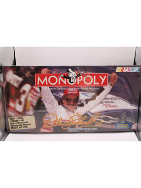 NWT Monopoly Dale Earnhardt NASCAR Collector's Edition Board Game